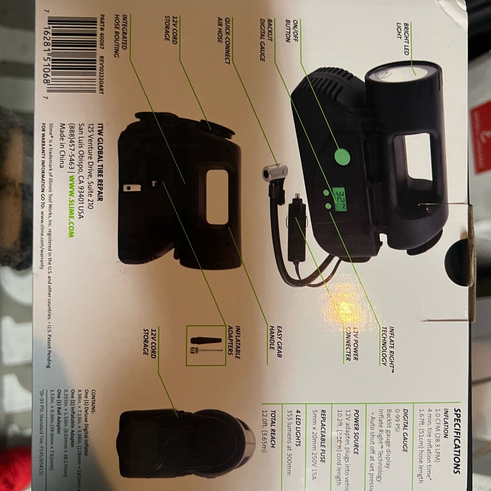 Deluxe Digital Tire Inflator - Picture 3 of 5